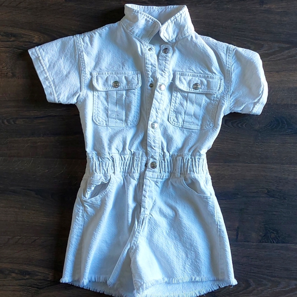 Zara white denim jumper, size 10